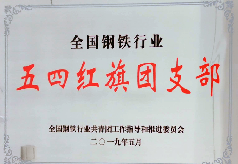 衡鋼180團委榮獲“全國鋼鐵行業(yè)五四紅旗團支部”